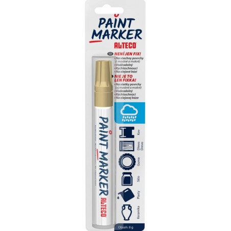 ALTECO Paint Marker zlatý popisovač 8g