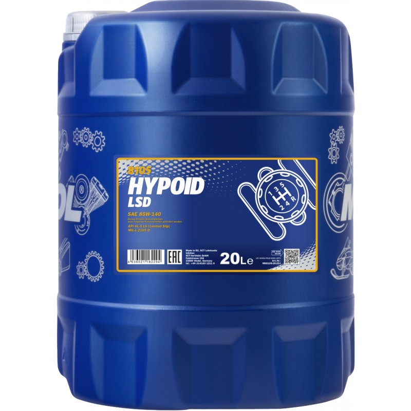 MANNOL HYPOID LSD 85W-140 20L