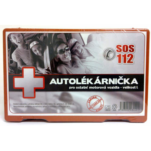 Autolékárnička (plastová krabice) 206/2018
