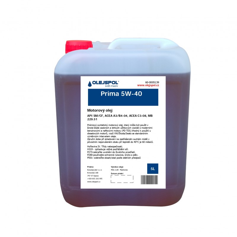 MOL Dynamic Prima 5W-40