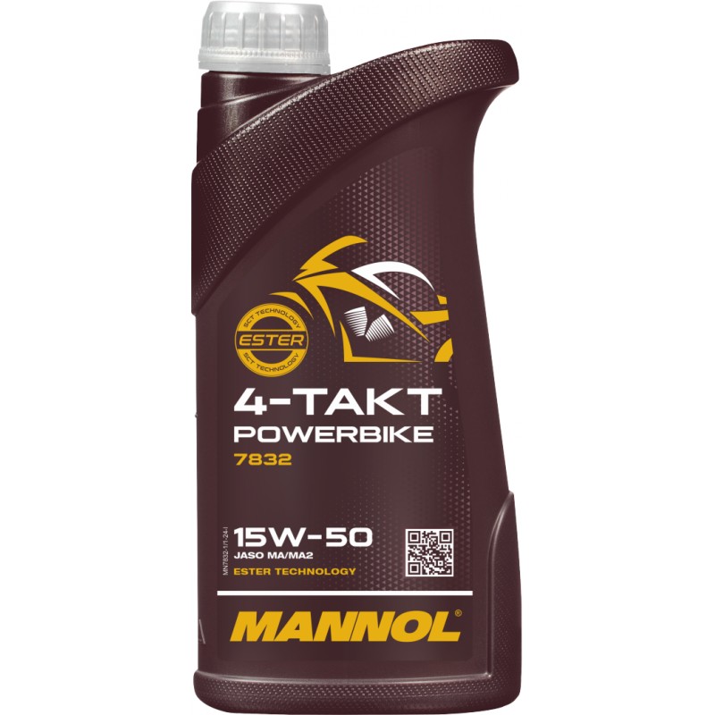 MANNOL 7832 4T Powerbike 15W-50