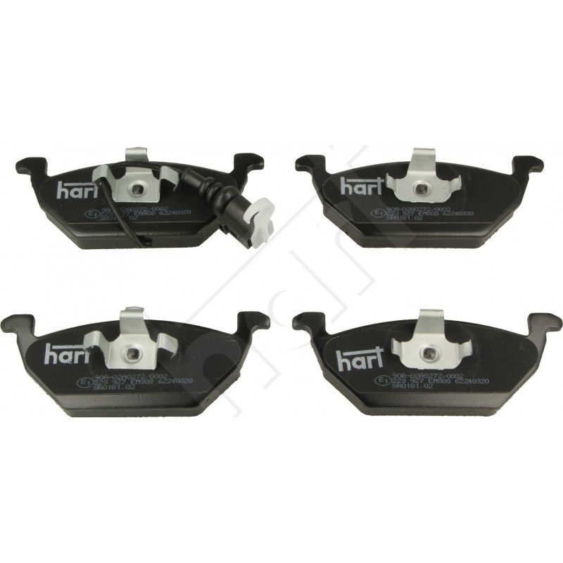 Sada brzdových destiček HART 223 927