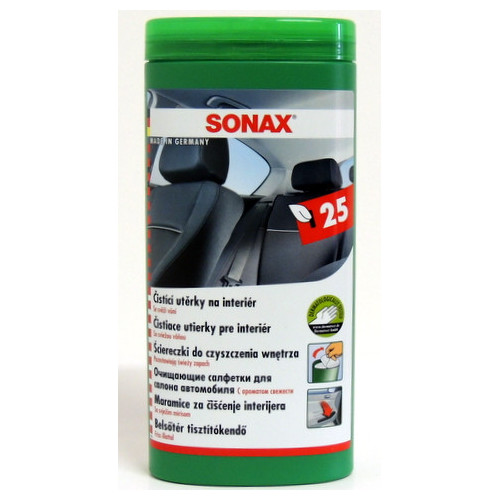 SONAX Čistící utěrky na interiér 25ks