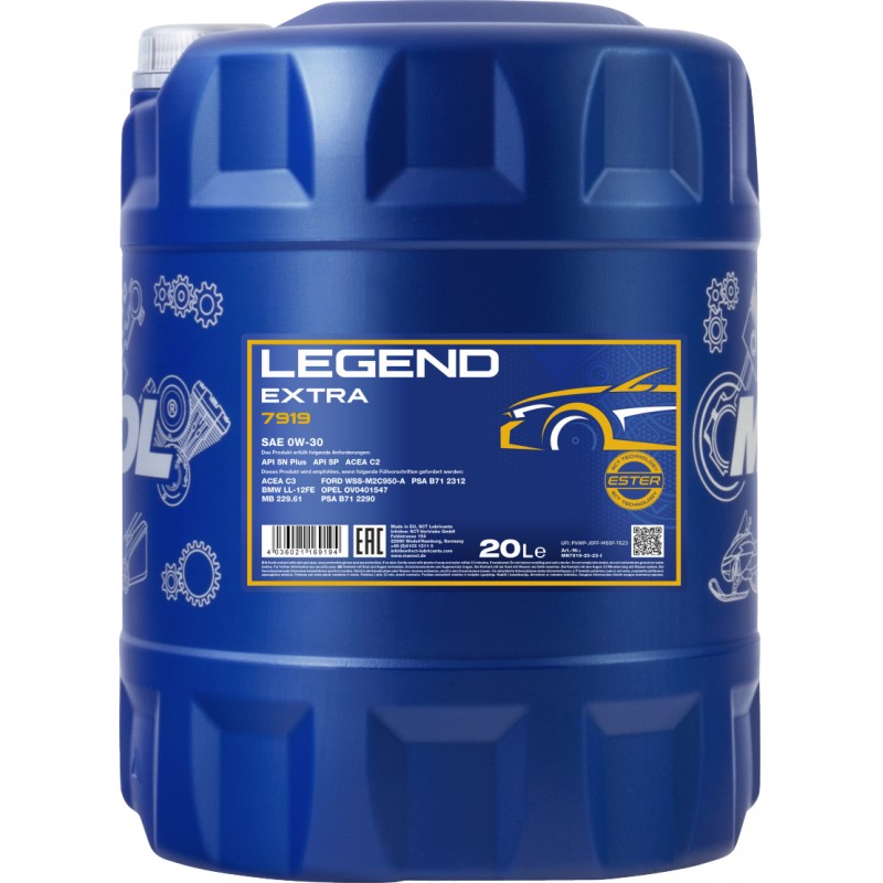 MANNOL 7919 LEGEND EXTRA 0W-30