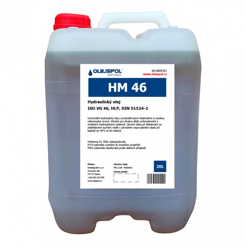 Hydraulický olej OHHM 46 (HLP46)