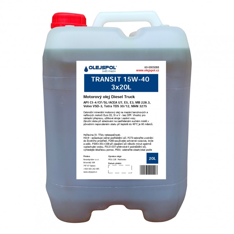 MOL DYNAMIC TRANSIT 15W-40