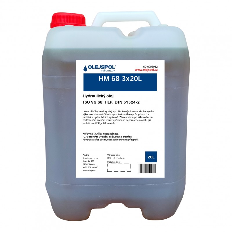 Hydraulický olej OHHM 68 (HLP 68)