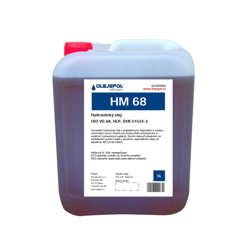 Hydraulický olej OHHM 68 (HLP 68)