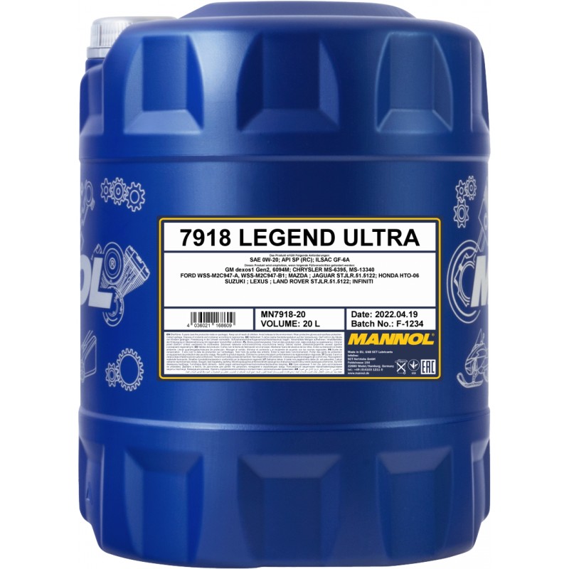MANNOL Legend Ultra 0W-20