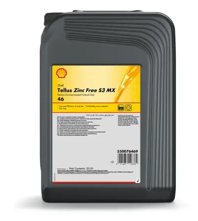 Shell Tellus Zinc Free S3 MX 46 (nahrazuje Shell Tellus S3 M 46)