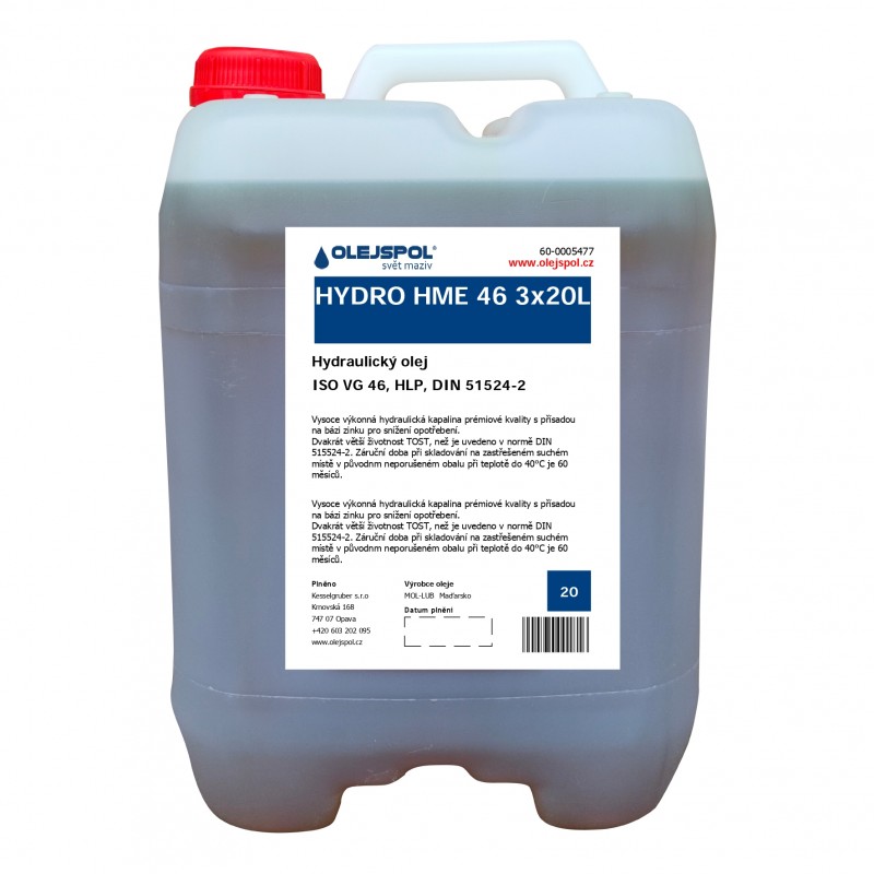 Hydraulický olej HYDRO HME 46