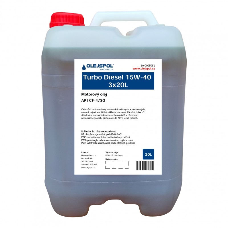 MOL TURBO DIESEL 15W-40