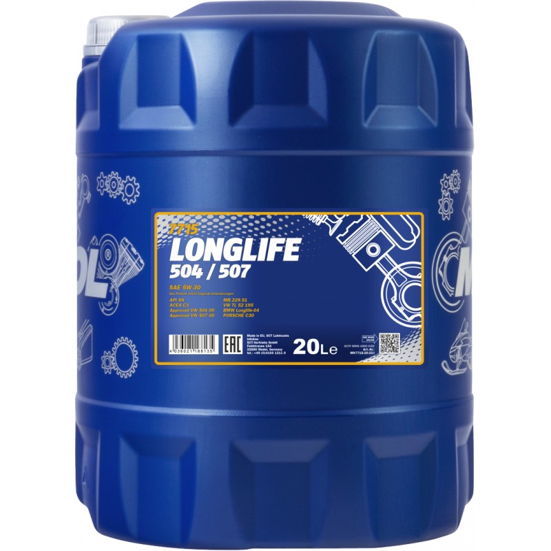 MANNOL 7715 Longlife 504/507 5W-30